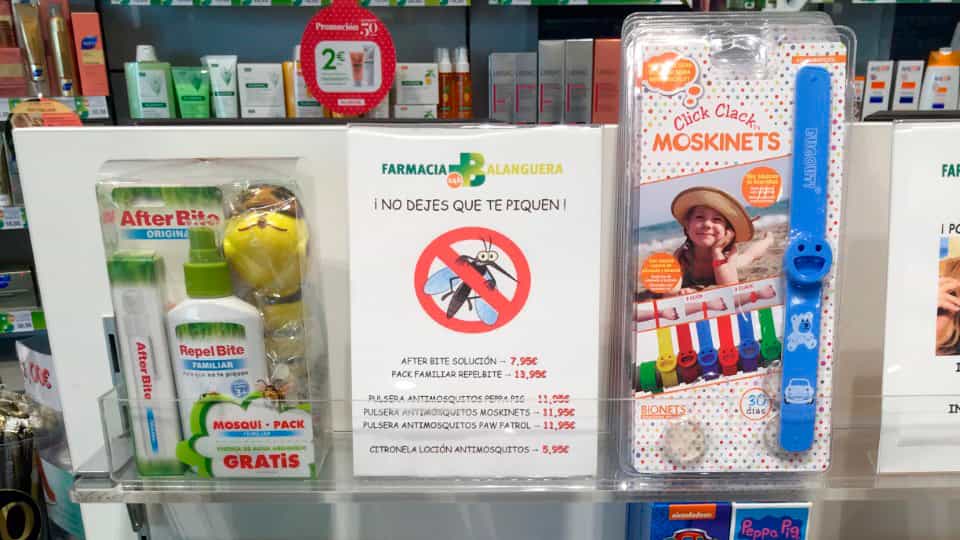 Mosquitos - palma 24h - Farmacia 24 horas Palma | Farmacia Balanguera